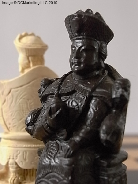 Chinese Plain Theme Chess Set